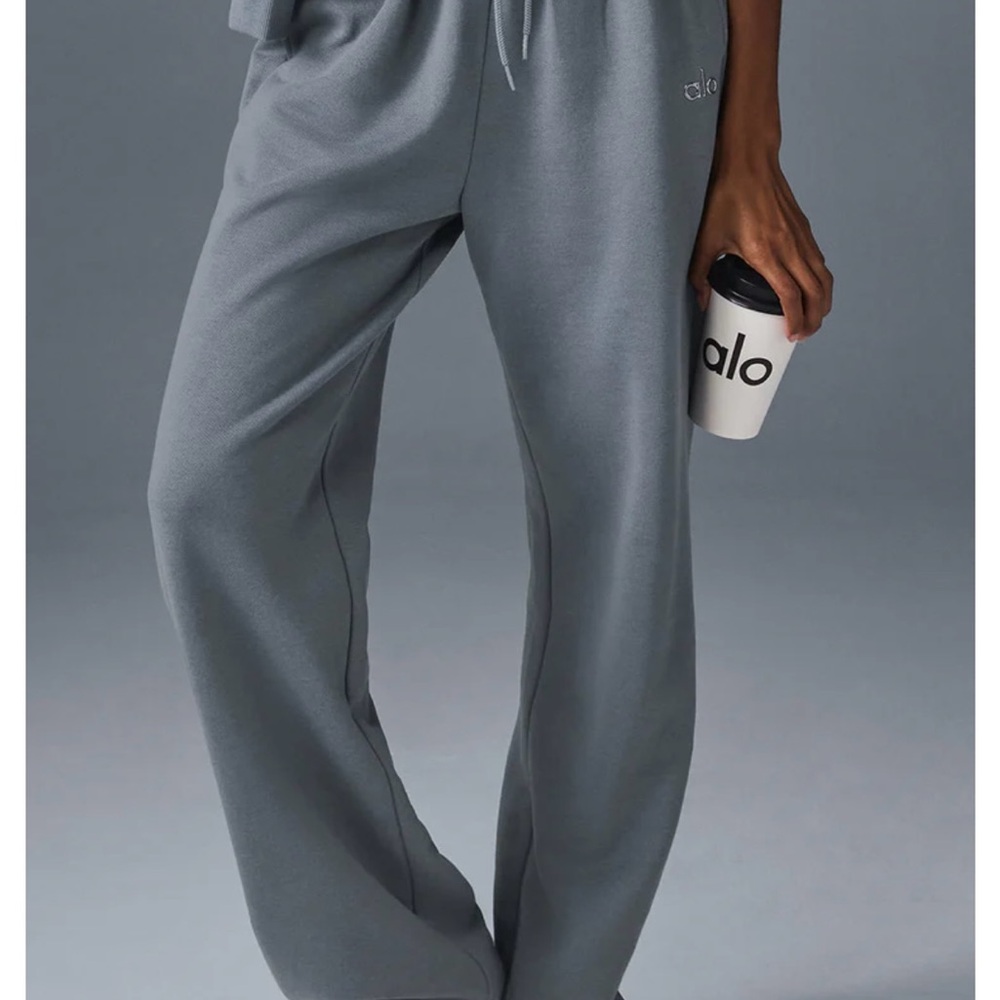 ALO Yoga Women's Gray Pants, XL